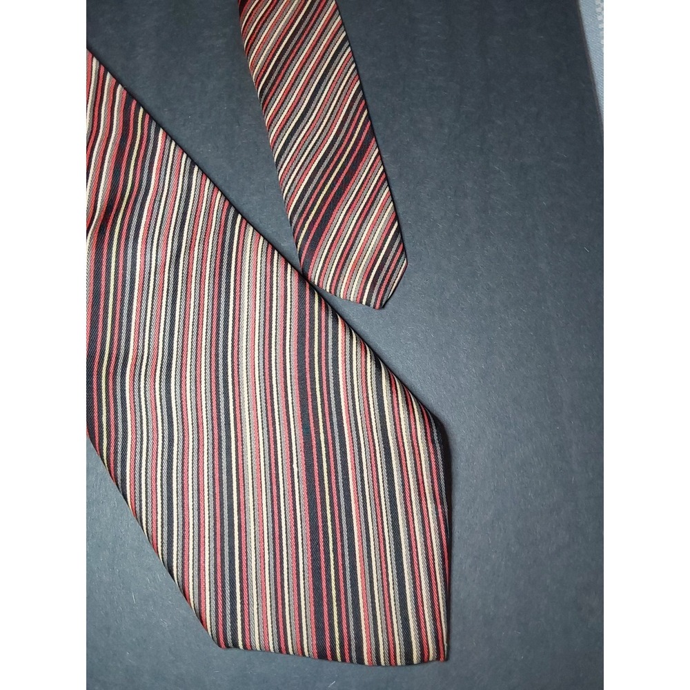 Vtg Pierre Cardin‎ Men's Silk Tie Multicolor Striped Necktie USA